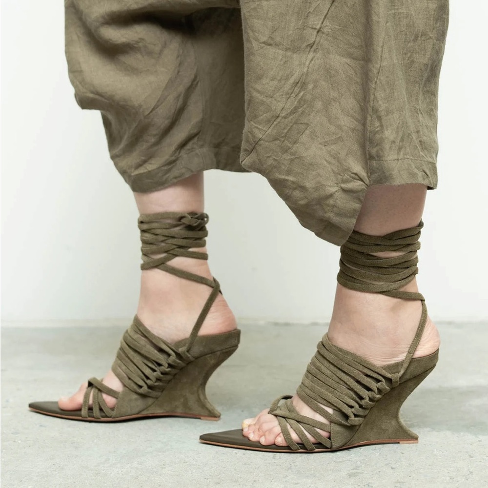 Nicholas k VIK WEDGE SUEDE
SKU: A-221A DUNE 39 - Picture 2 of 8